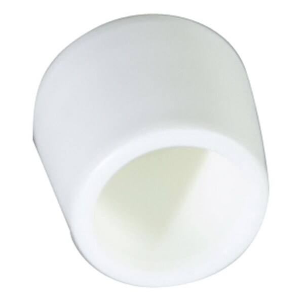 Deluxdesigns 2048 Plastic Folding Chair Rubber Feet - White, 100PK DE2671167 - main